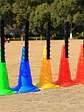  EQUIPO DE ENTRENAMIENTO CANINO  MULTIFUNCIONAL  SET DE CONOS Y BARRAS DE AGILIDAD AJUSTABLES 🏃‍♂️⚡ - Miniatura 3