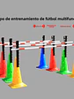  EQUIPO DE ENTRENAMIENTO CANINO  MULTIFUNCIONAL  SET DE CONOS Y BARRAS DE AGILIDAD AJUSTABLES 🏃‍♂️⚡ - Miniatura 4