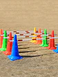  EQUIPO DE ENTRENAMIENTO CANINO  MULTIFUNCIONAL  SET DE CONOS Y BARRAS DE AGILIDAD AJUSTABLES 🏃‍♂️⚡ - Miniatura 7