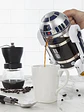 🌌 ¡QUE LA FUERZA TE ACOMPAÑE CADA MAÑANA! CAFETERA PRENSA FRANCESA EDICIÓN EXCLUSIVA R2-D2 (STAR WARS) 🌌 - Miniatura 4
