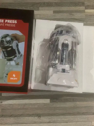 🌌 ¡QUE LA FUERZA TE ACOMPAÑE CADA MAÑANA! CAFETERA PRENSA FRANCESA EDICIÓN EXCLUSIVA R2-D2 (STAR WARS) 🌌 6