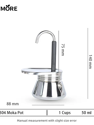 ☕ ¡ELEGANCIA ITALIANA EN TU MESA! CAFETERA MOKA DE EXTRACCIÓN DIRECTA PREMIUM HAVMÖRE ☕ 7