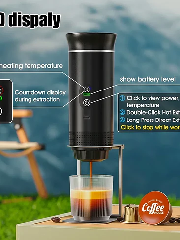 ☕🔥 CAFETERA ESPRESSO PORTÁTIL 3 EN 1 — CAFÉ PERFECTO DONDE QUIERAS 🔥☕ 2