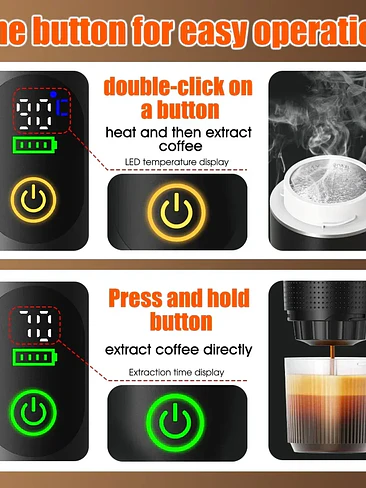 ☕🔥 CAFETERA ESPRESSO PORTÁTIL 3 EN 1 — CAFÉ PERFECTO DONDE QUIERAS 🔥☕ 4