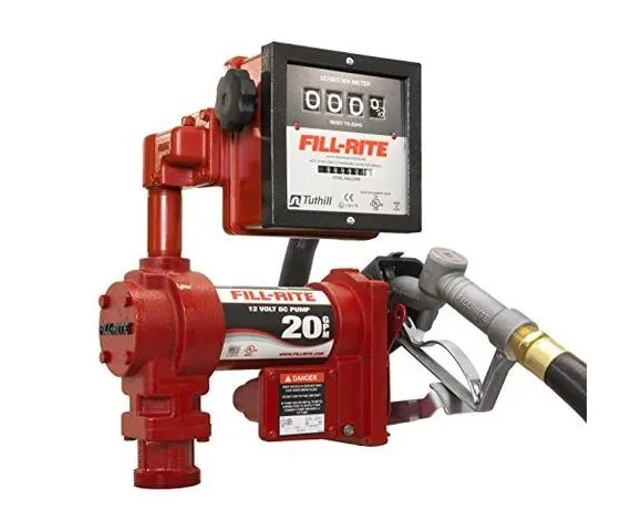Bomba de Transferencia con Medidor Fill-Rite 12V (Modelo FR4211GL) — 20 GPM / 75 LPM