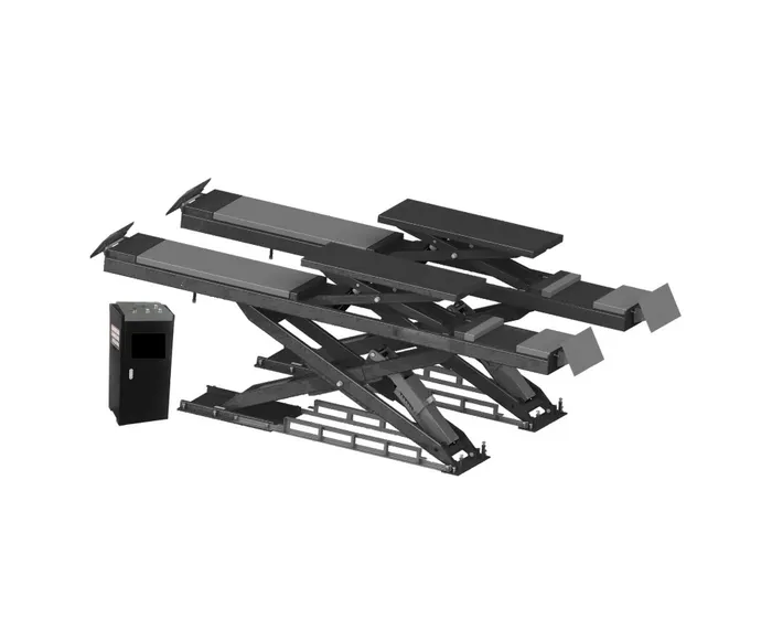 🚗 Elevador de Tijera para Alineación de Bajo Perfil 4.5T 220V 3HP (PL-Y40) Unite 1