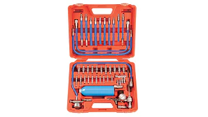 🧰 JUEGO PROFESIONAL PROBADOR DE PRESIÓN Y LIMPIADOR DE INYECTORES MULTIMARCA (SISTEMA DIRECTO AL RIEL) - CÓDIGO DE FABRICANTE: 940G1