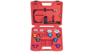 🧰 KIT UNIVERSAL DE PRUEBA DE PRESURIZACIÓN Y DETECCIÓN DE FUGA EN RADIADORES Y SISTEMAS DE ENFRIAMIENTO (914G1)