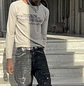 LONG SLEEVE B.B.F ( BEIGE )  - Miniatura 4