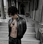 CROCODILE SMOKE JACKET. - Miniatura 2