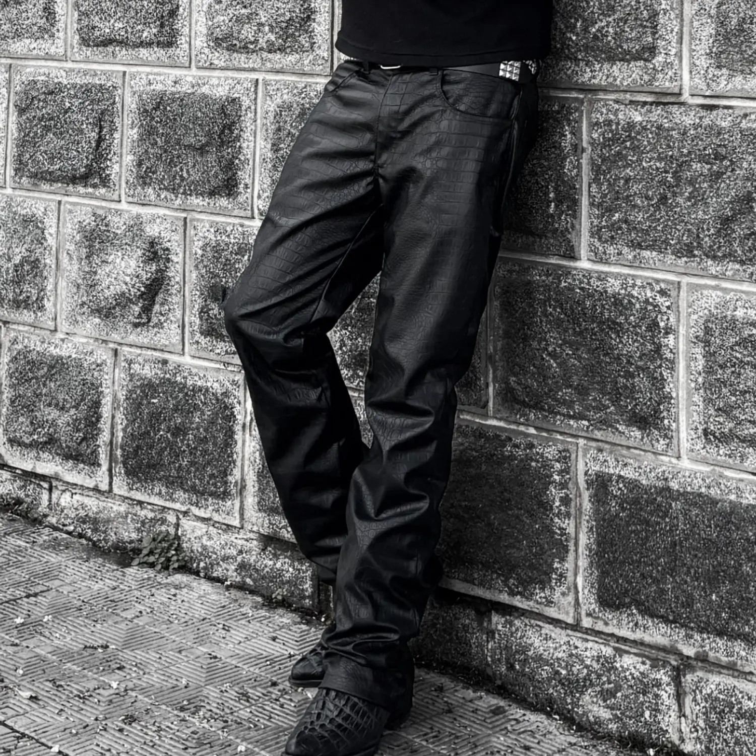 CROCODILE BLCK (BOOTCUT) 3