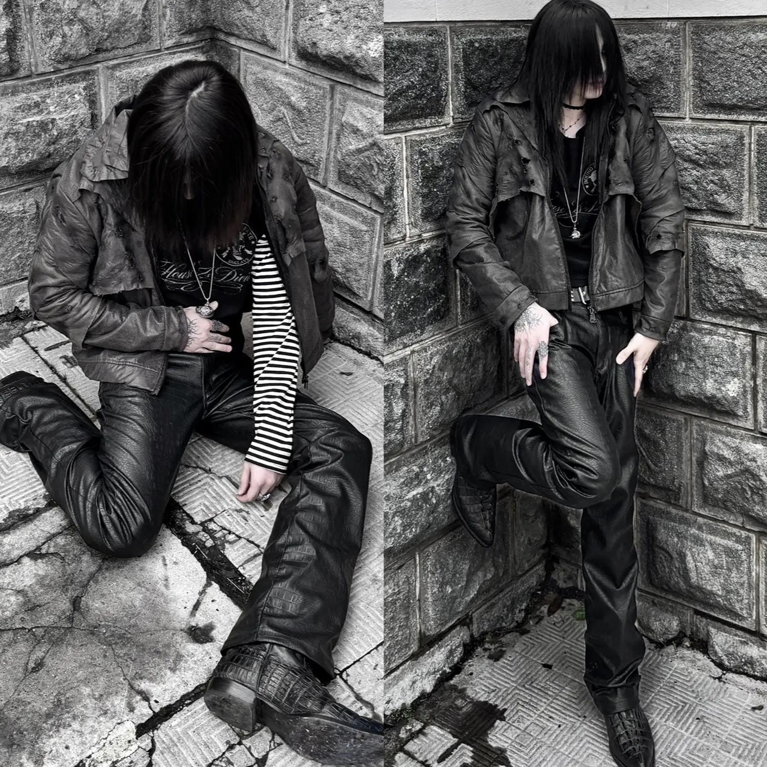 CROCODILE BLCK (BOOTCUT) 4