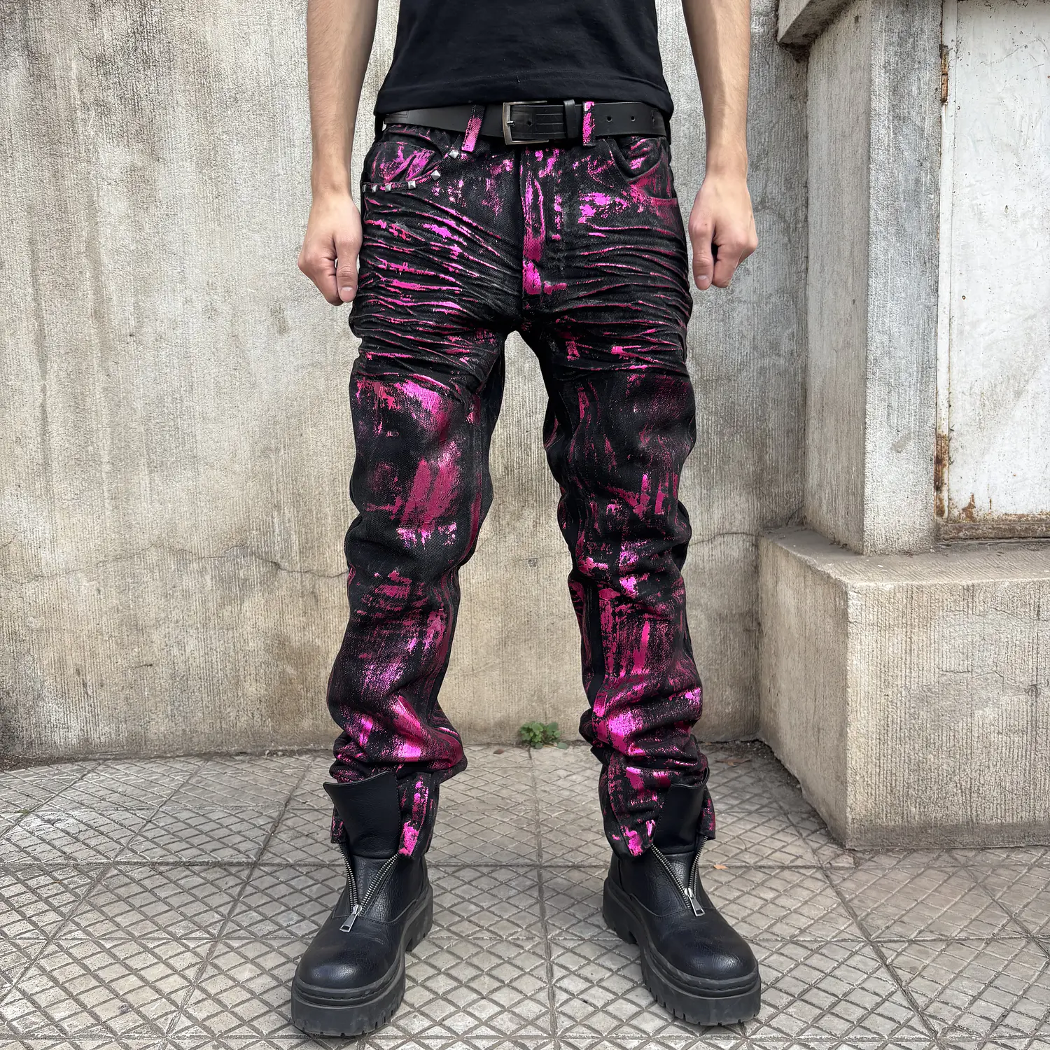 NIGHT CREASE TAKS (FUCSIA) 2