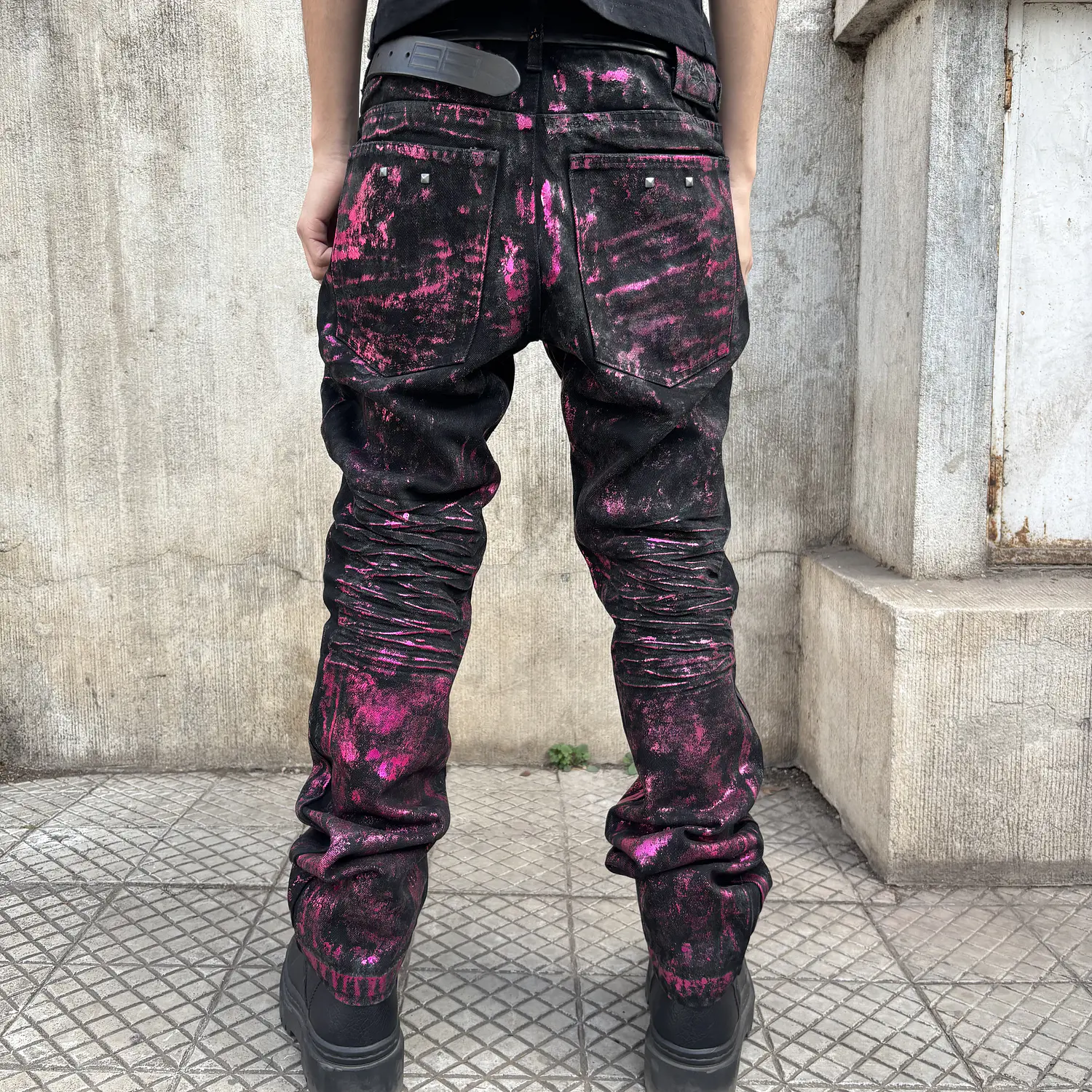 NIGHT CREASE TAKS (FUCSIA) 3