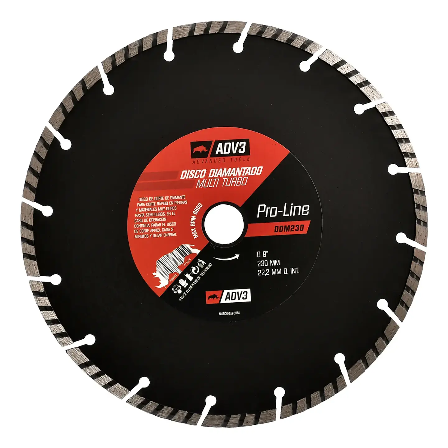 DISCO DIAMANTADO MULTI-TURBO 230mm ADV3 1