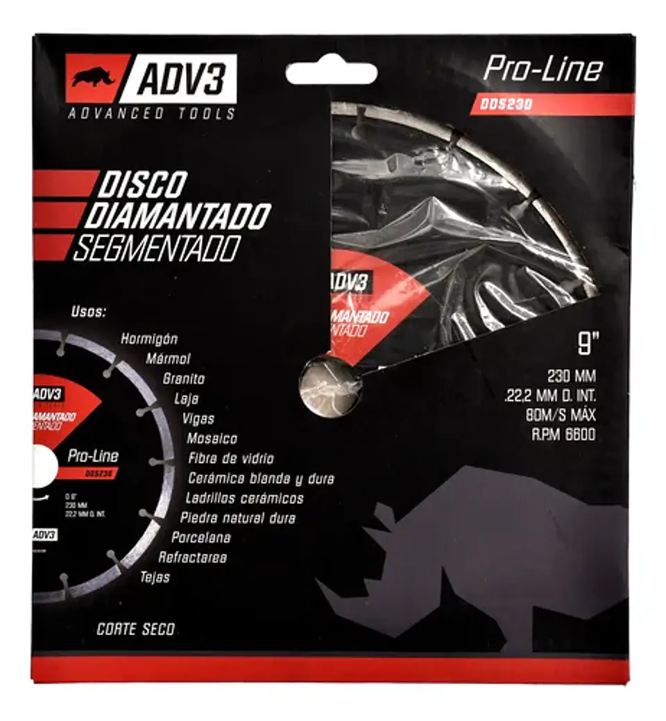 DISCO DIAMANTADO SEGMETADO 230MM 2
