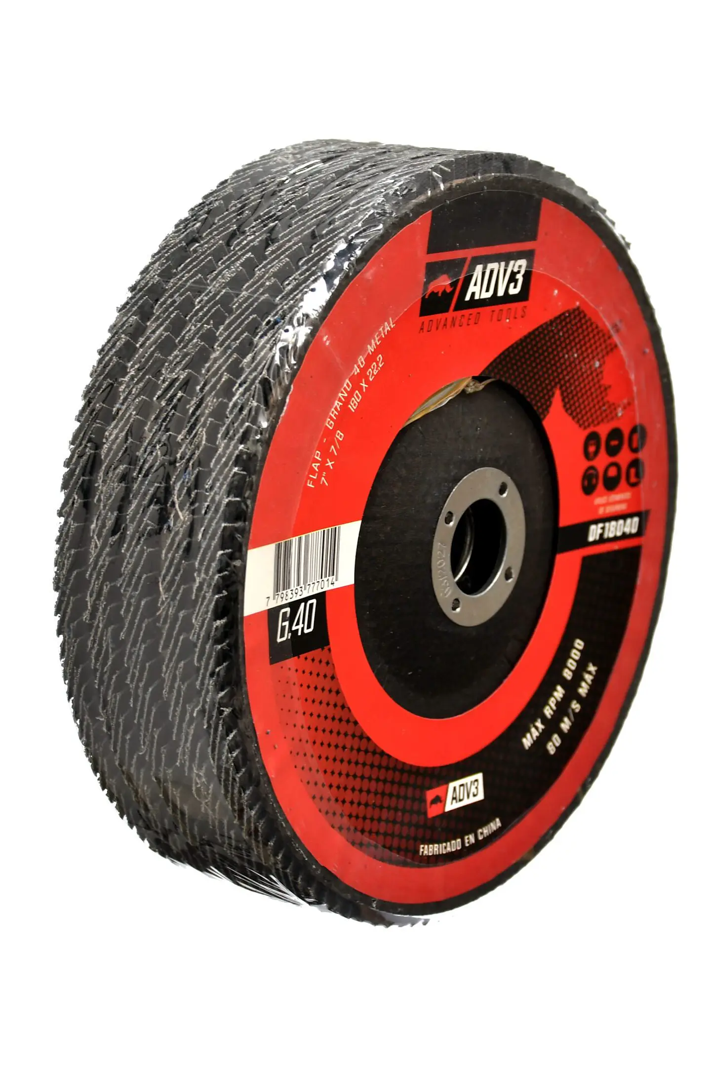 Discos Flap ADV3 180mm x10 Grano 40 1