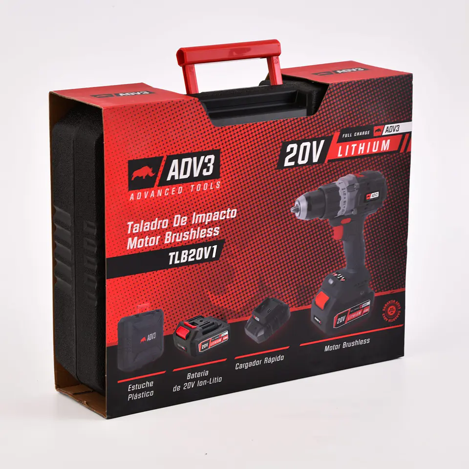 TALADRO DE IMPACTO 20 V CON MOTOR BRUSHLESS 9
