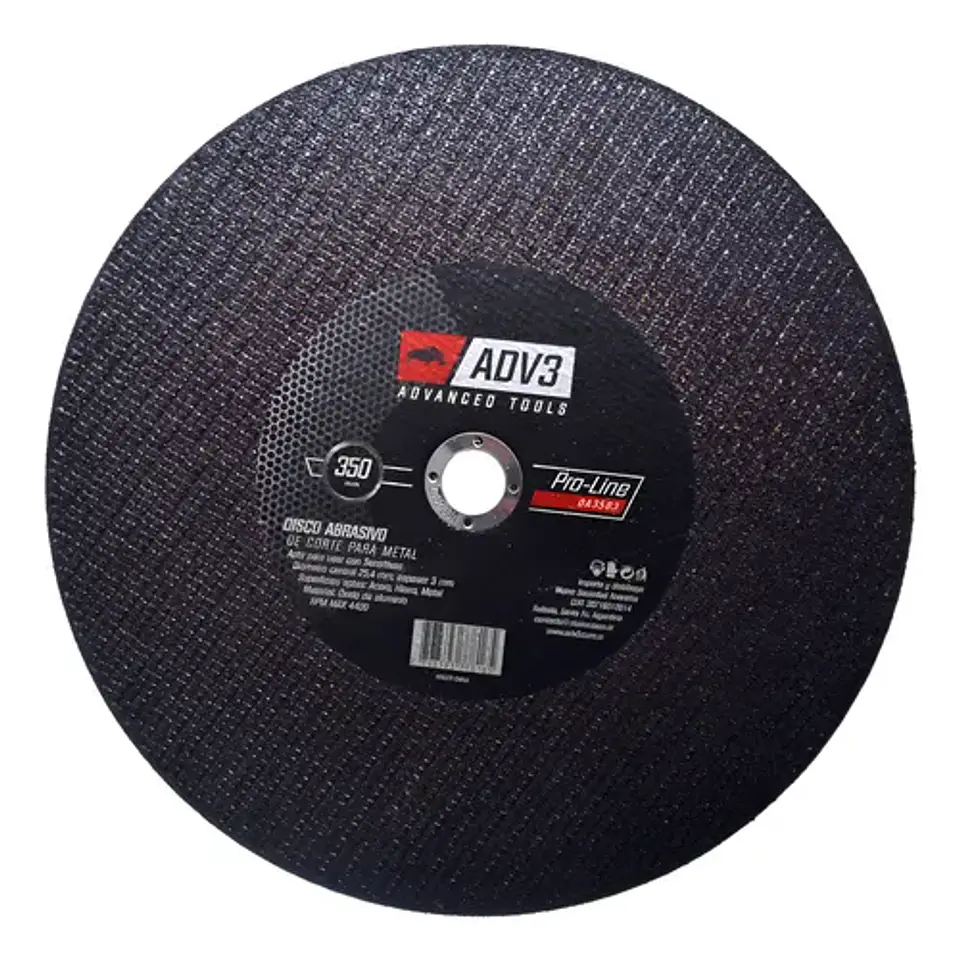 DISCO DE CORTE SENSITIVA 350mm ADV3 2