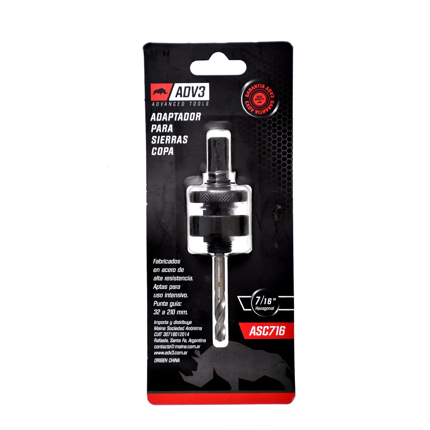 ADAPTADOR PARA SIERRAS COPA - 7/16