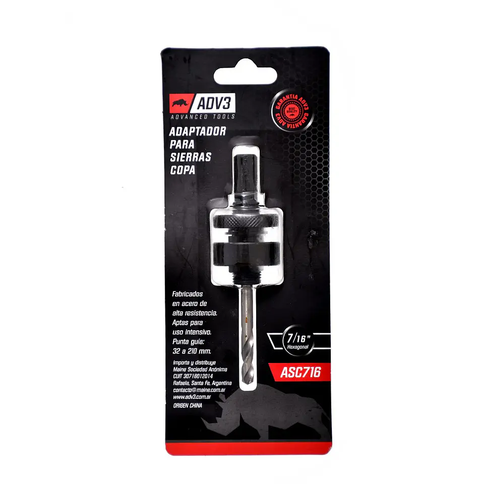ADAPTADOR PARA SIERRAS COPA - 7/16