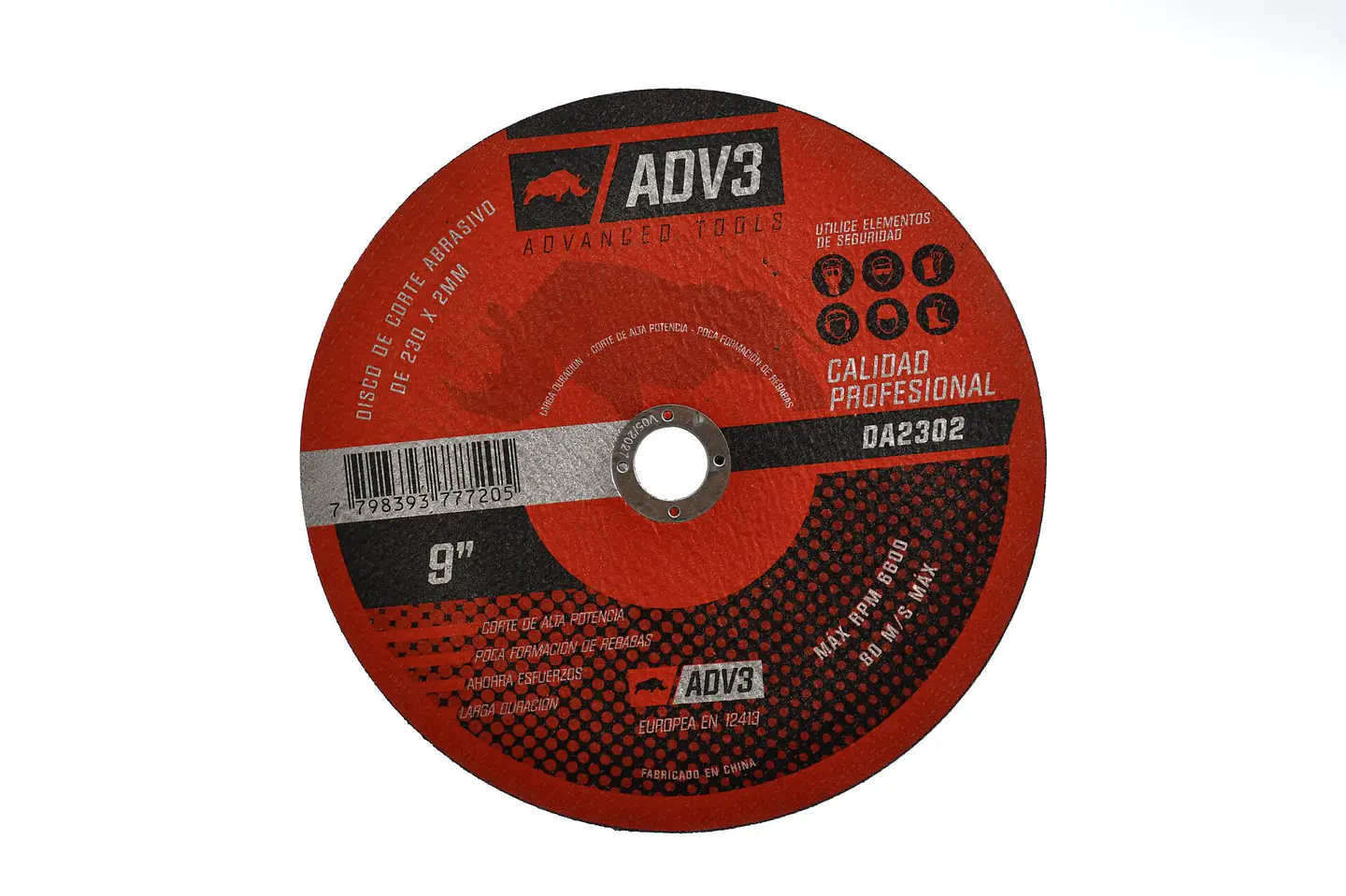 DISCO ABRASIVO DE CORTE 230mm 3