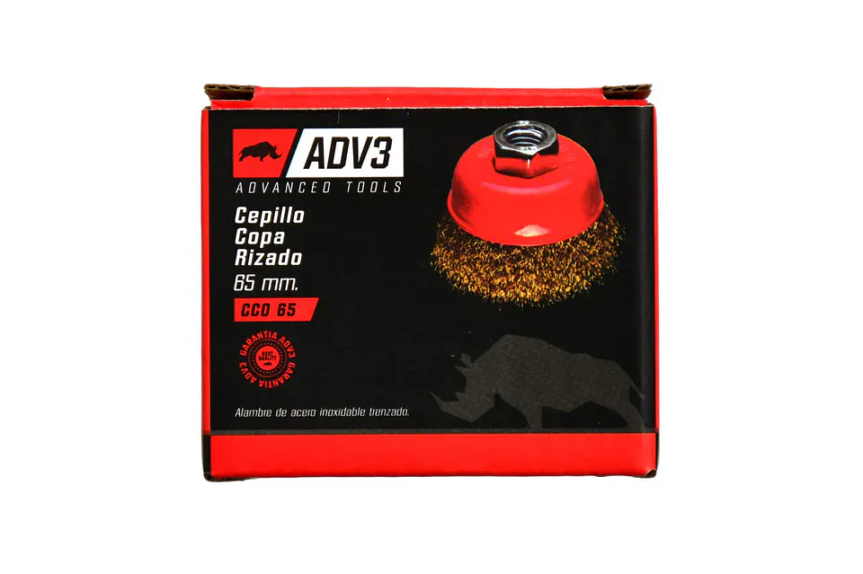 CEPILLO COPA RIZADO DE 65 MM 2
