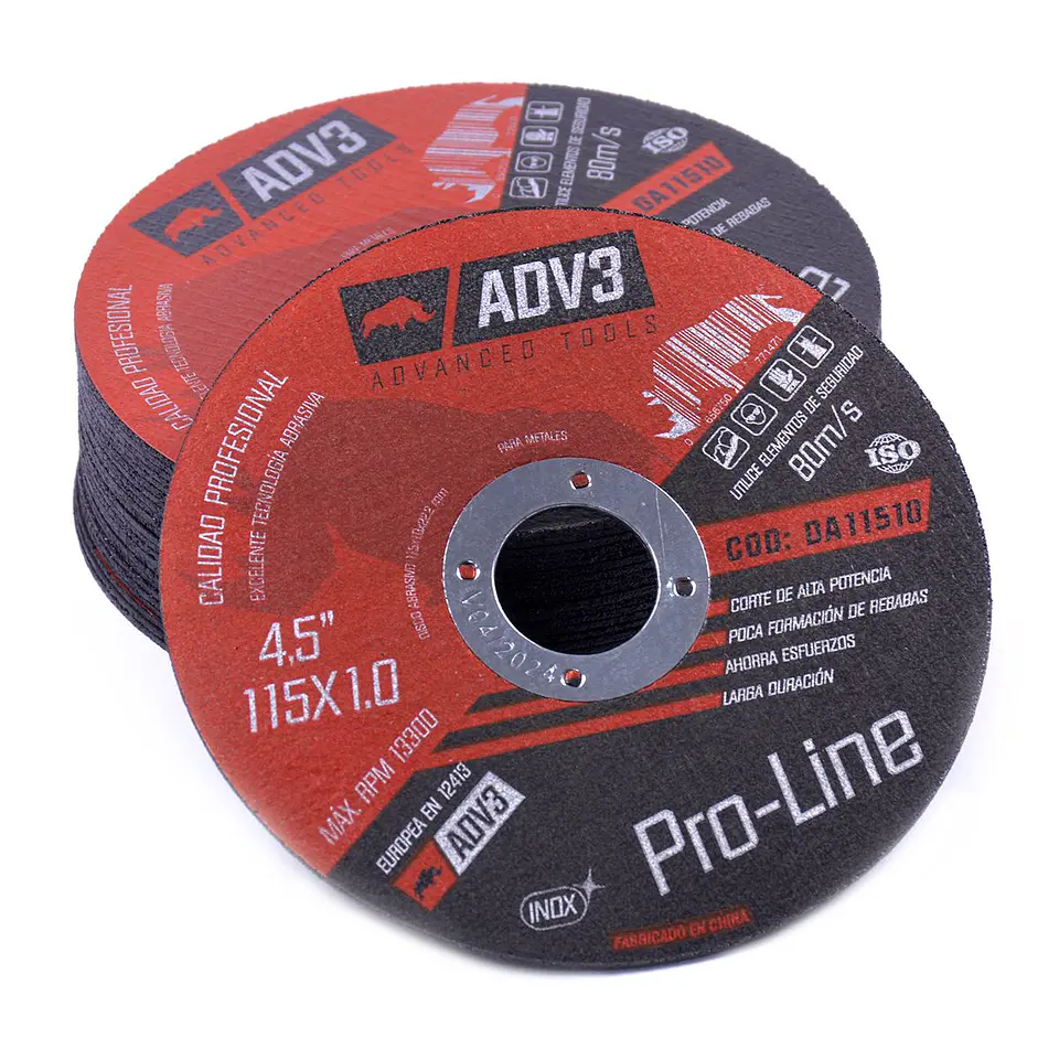 DISCO ABRASIVO PLANO DE CORTE 115X1 MM 1