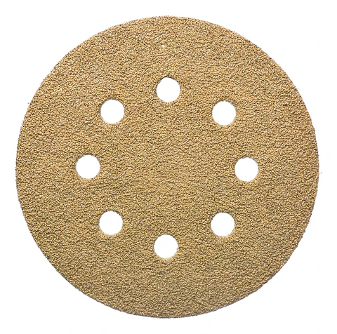Disco Lija Velcro X5 Grano 40 Madera Metal Plástico 125mm