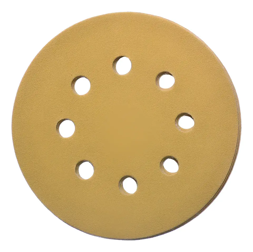 Disco Lija Velcro X5 Grano 180 para Lijadora Roto Orbital 125mm 1