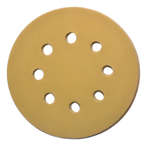 Disco Lija Velcro X5 Grano 220 para Lijadora Roto Orbital 125mm
