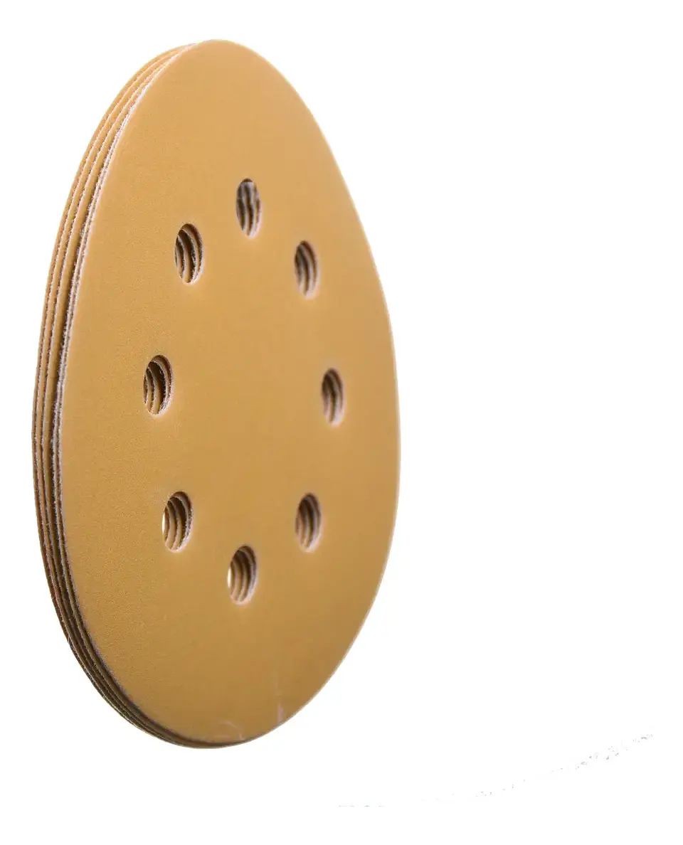 Disco Lija Velcro X5 Grano 400 para Lijadora Roto Orbital 125mm 3