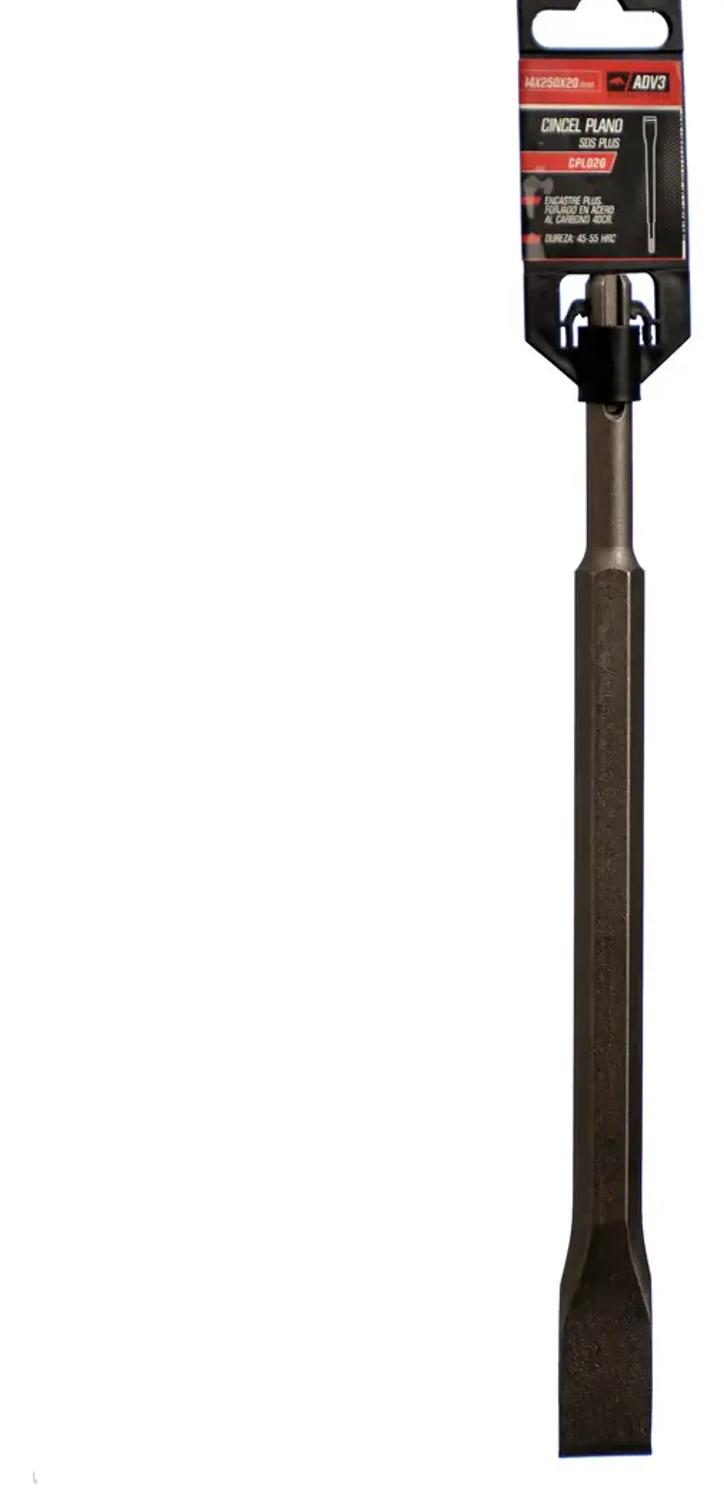 Cincel punta Plana SDS Plus Para Cemento Concreto Pared 14x250 Mm 2