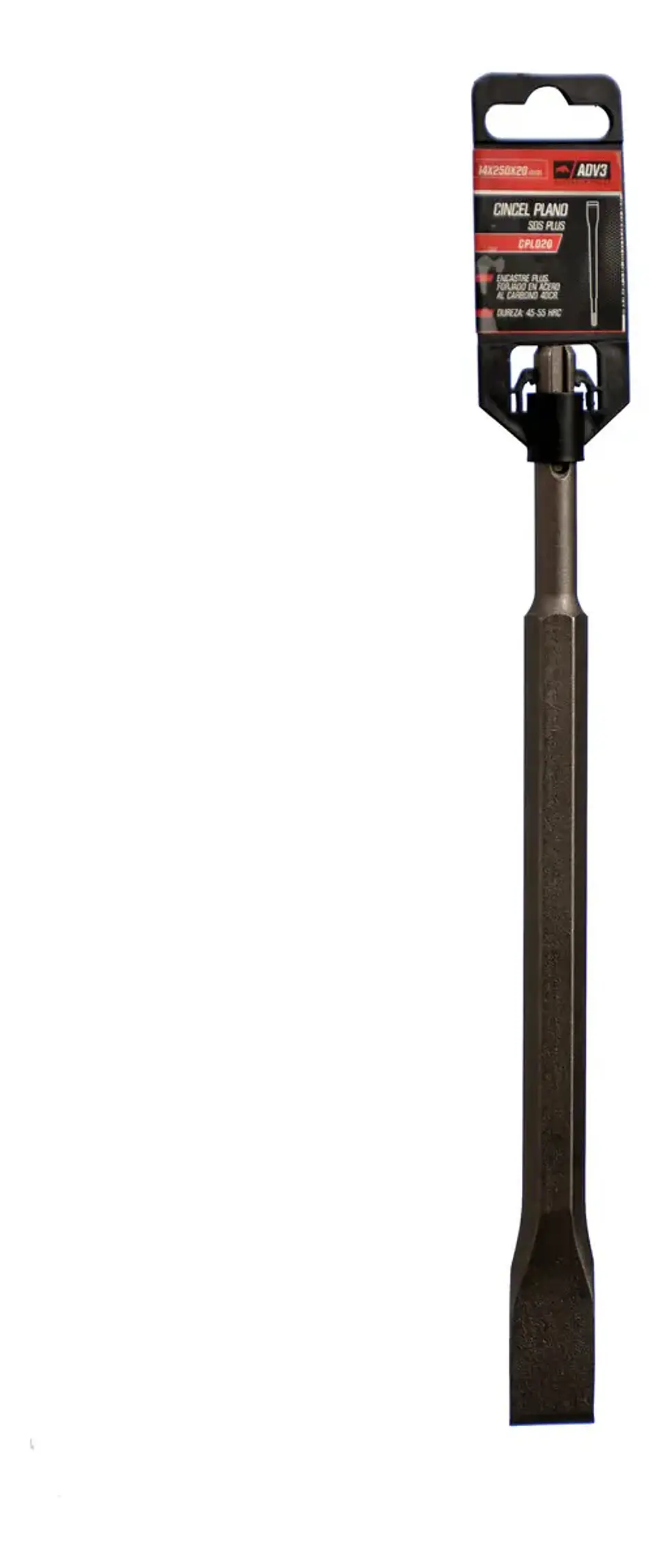 Cincel punta Plana SDS Plus Para Cemento Concreto Pared 14x250 Mm 2