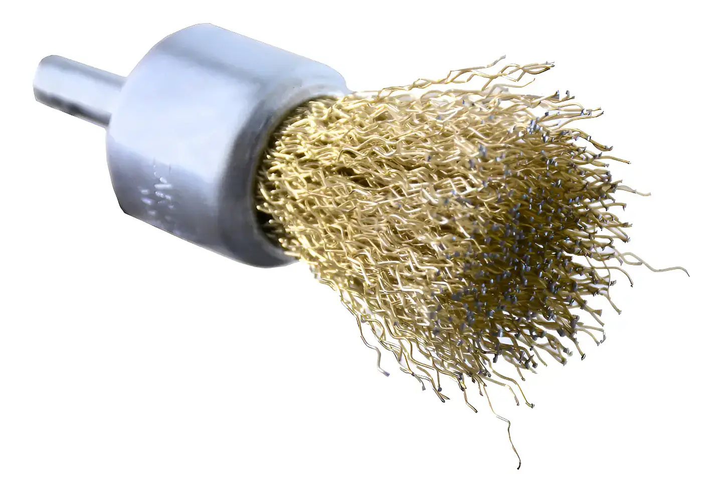 Cepillo Brocha Taladro 26mm Acero Bronceado 1