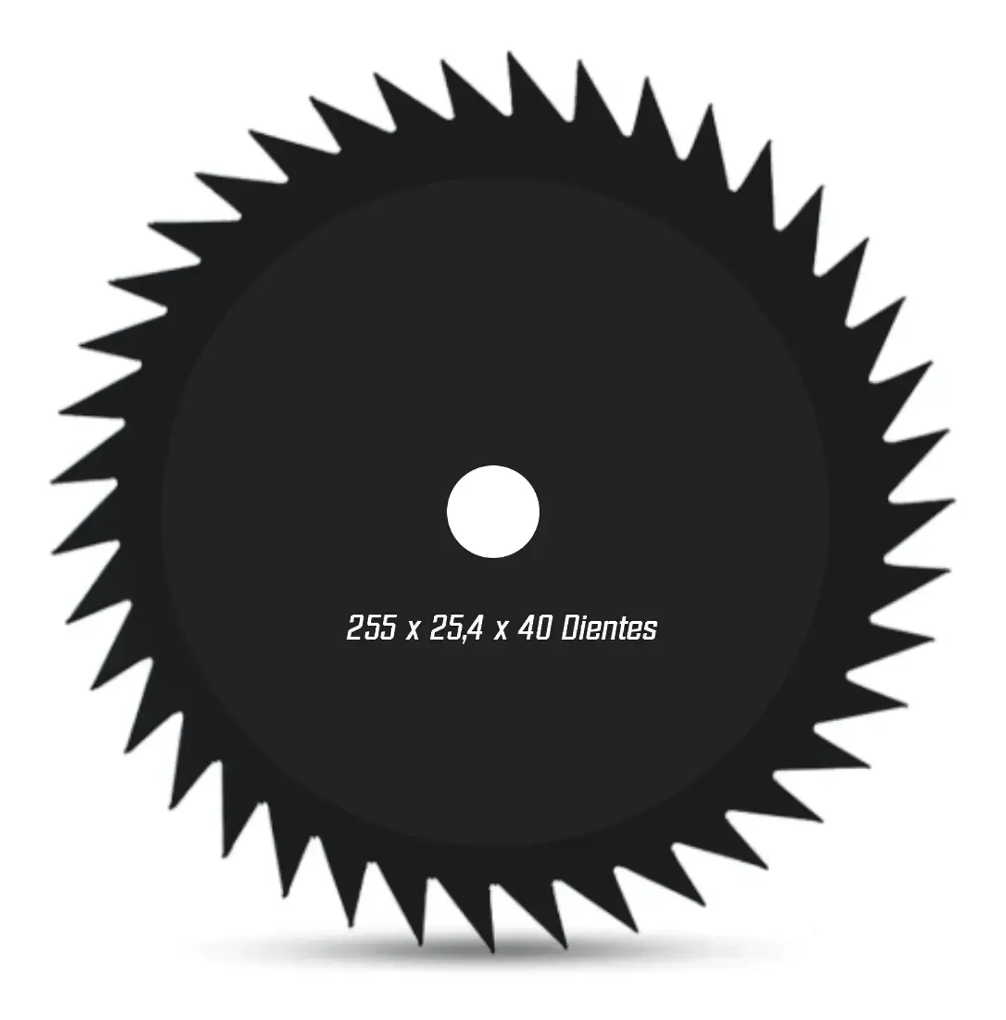 Cuchilla Metálica 40 Dientes 255 Mm Motoguadañas 1