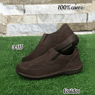 Zapato Casual Nobuck 100% Cuero