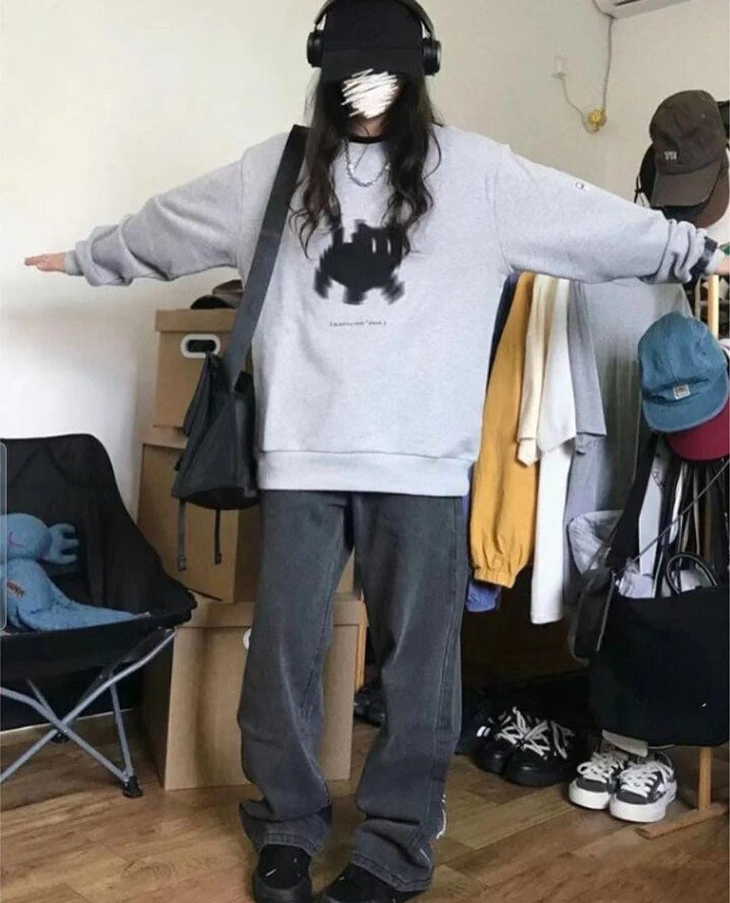 Polerón Black Pixel Cat 2