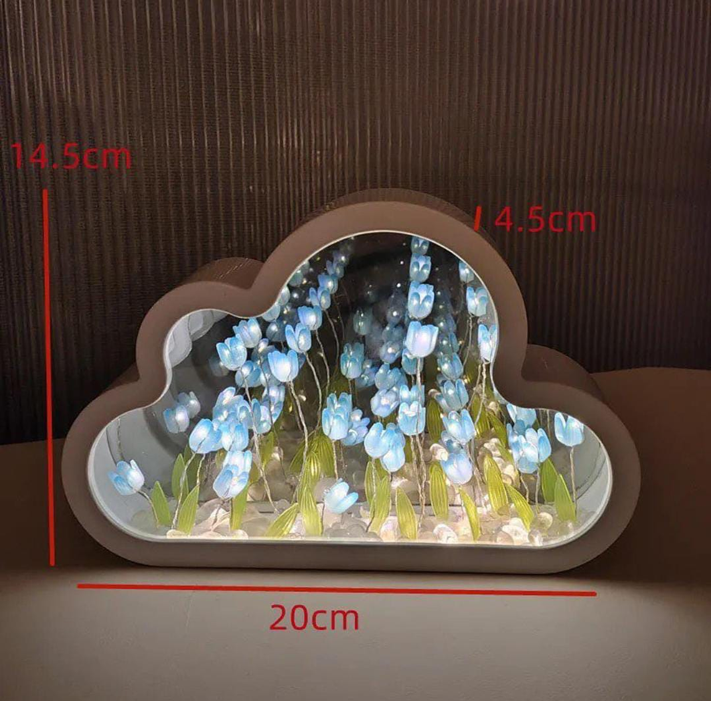 Espejo-Lámpara de tulipán 6