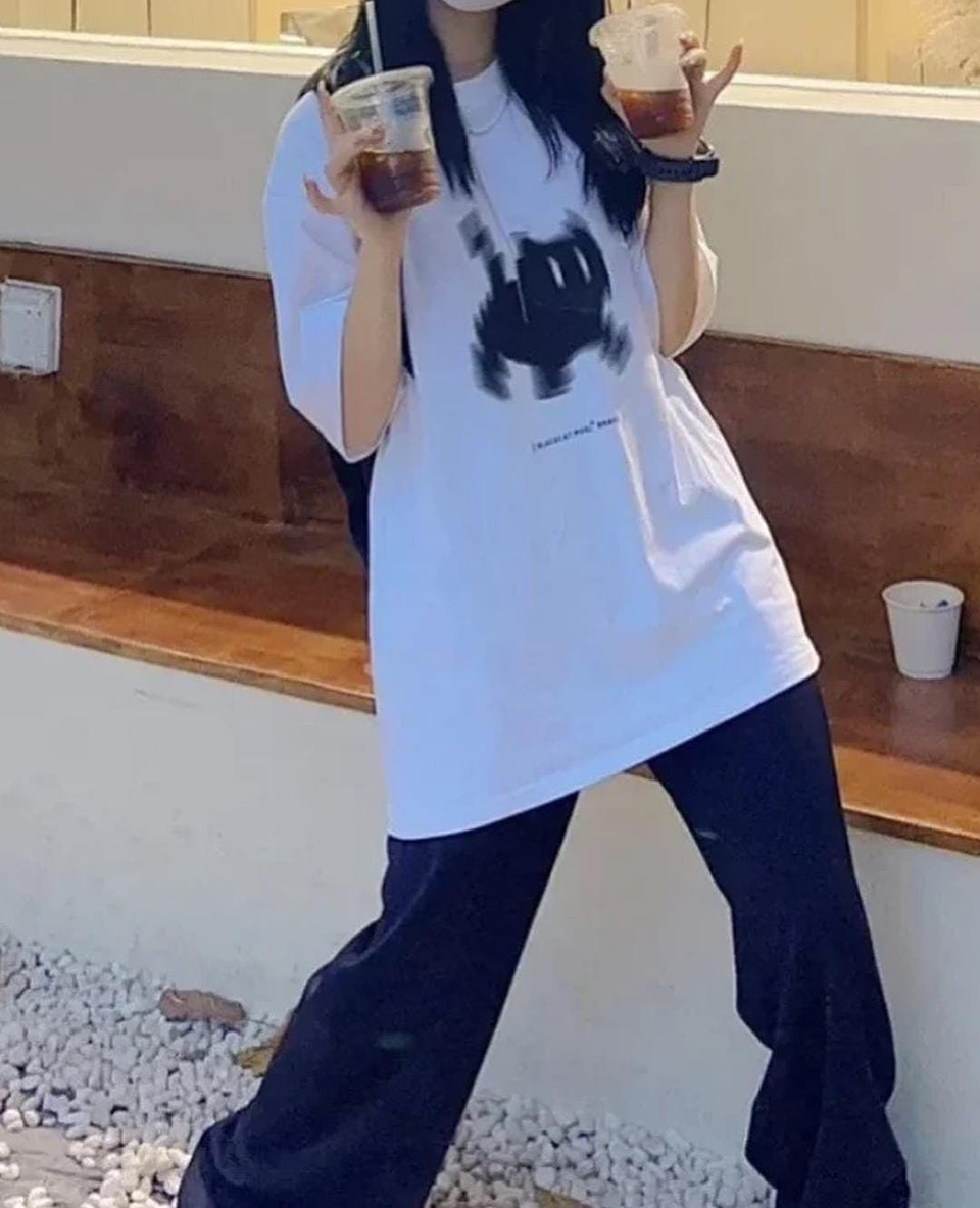 Polera Black Pixel Cat 2