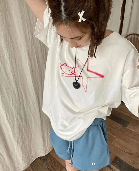 Polera Grafitti Felino