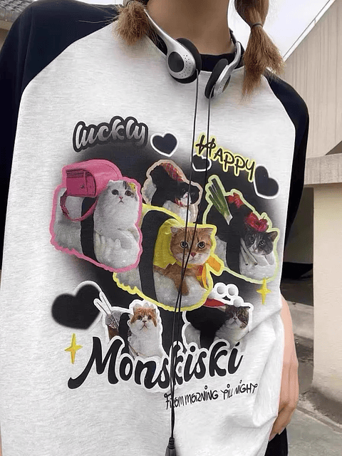 Polera cat sushi