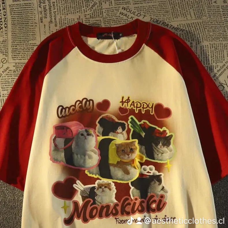 Polera cat sushi 2