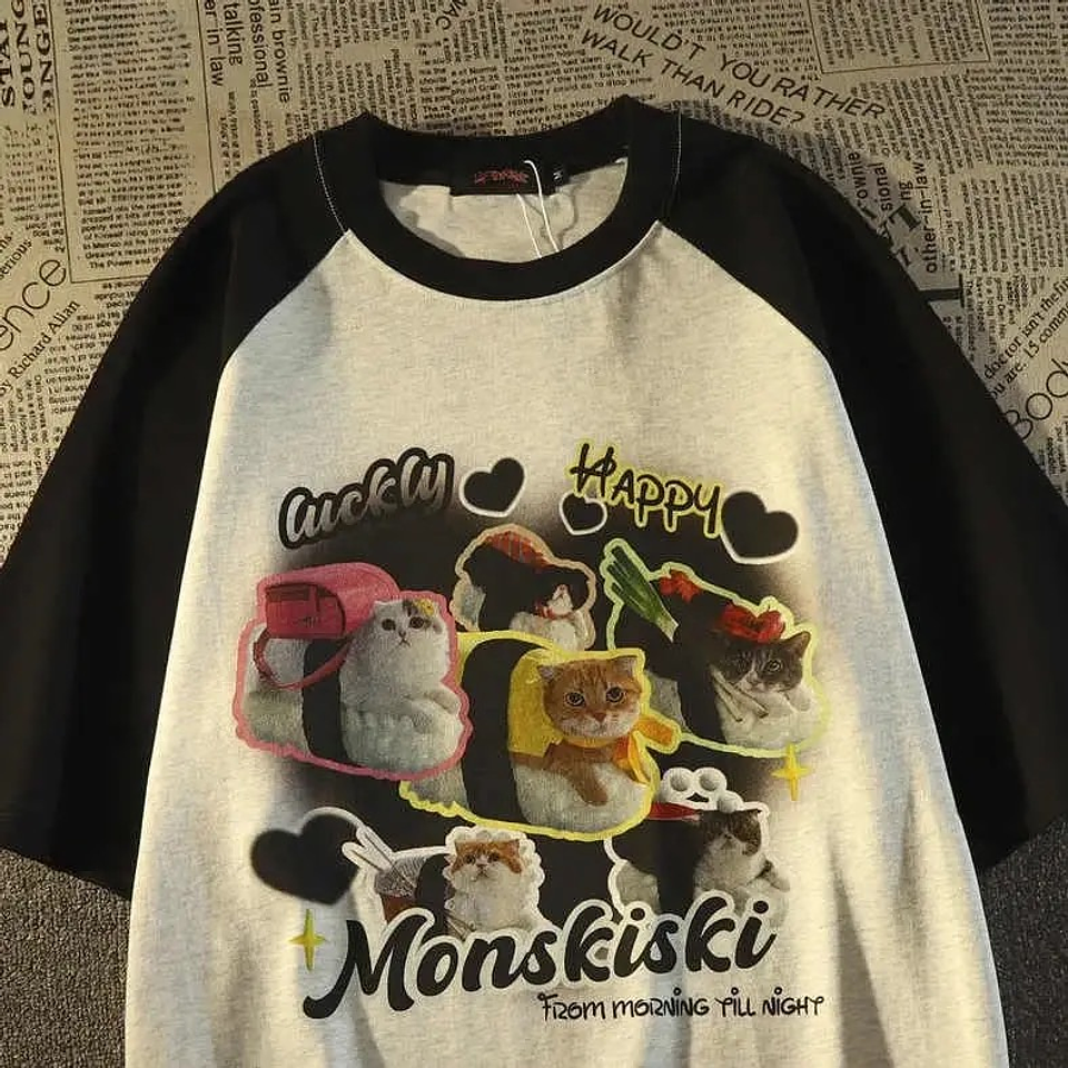 Polera cat sushi 3