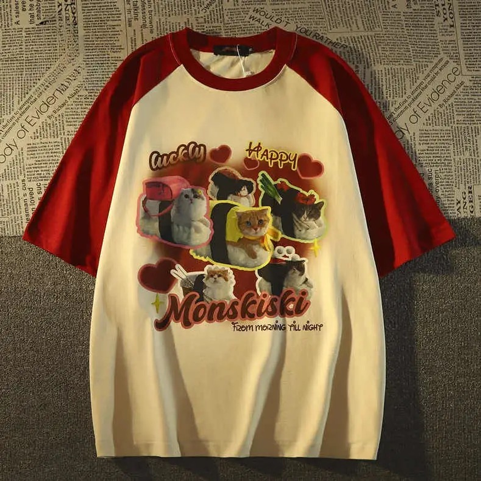 Polera cat sushi 4