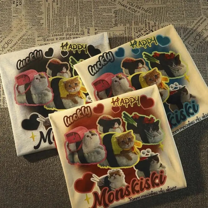 Polera cat sushi 5
