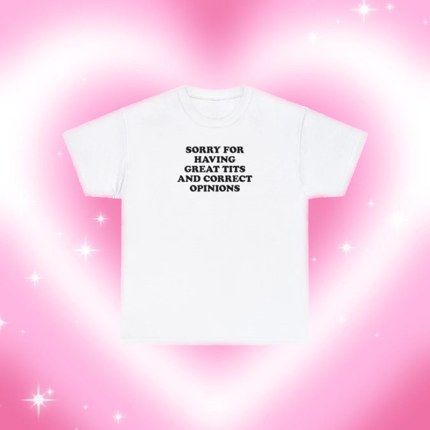 Polera “Sorry for having great t*ts and correct opinions” 1