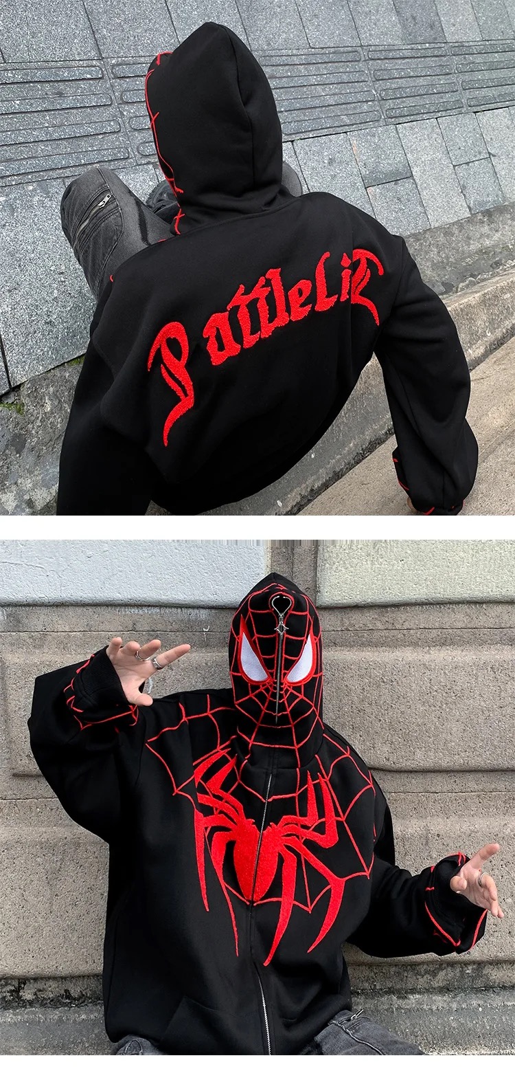 Hoodie spiderman  1