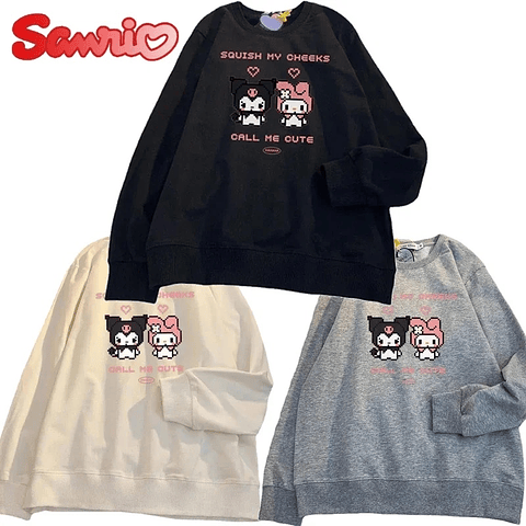Kuromi y my melody hoodie