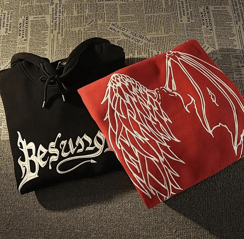 Poleron alas caídas aesthetic y2k